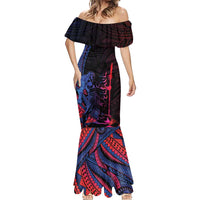Samoan Pride Mermaid Dress The Tui Manua - Polynesian Pride