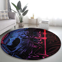 Samoan Pride Round Carpet The Tui Manua LT05 - Polynesian Pride