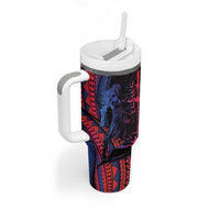 Samoan Pride Tumbler With Handle The Tui Manua LT05 - Polynesian Pride