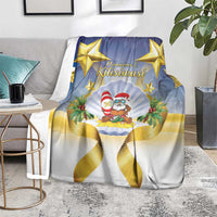 Niue Christmas Blanket Seashell Santa Beach Vibes LT05 - Polynesian Pride