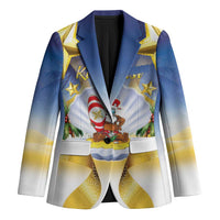 Niue Christmas Blazer Seashell Santa Beach Vibes - Polynesian Pride