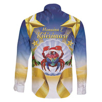 Niue Christmas Family Matching Off Shoulder Maxi Dress and Hawaiian Shirt Seashell Santa Beach Vibes - Polynesian Pride