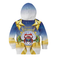 Niue Christmas Kid Hoodie Seashell Santa Beach Vibes LT05 - Polynesian Pride