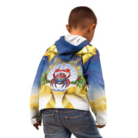 Niue Christmas Kid Hoodie Seashell Santa Beach Vibes LT05 - Polynesian Pride