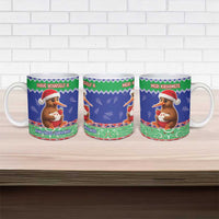 New Zealand Christmas Ceramic Mug Have Yourself A Kiwi-tastic Christmas - Polynesian Pride