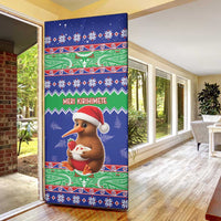 New Zealand Christmas Door Cover Have Yourself A Kiwi-tastic Christmas - Polynesian Pride