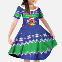 New Zealand Christmas Family Matching Short Sleeve Bodycon Dress and Hawaiian Shirt Have Yourself A Kiwi-tastic Christmas - Polynesian Pride
