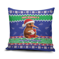 New Zealand Christmas Pillow Cover Have Yourself A Kiwi-tastic Christmas - Polynesian Pride