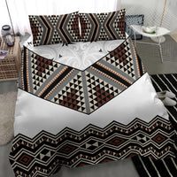 New Zealand Aotearoa Bedding Set Taniko Art Simple Style LT05 - Polynesian Pride