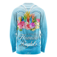 Universal Human Rights Month Long Sleeve Shirt Polynesian Style LT05 - Polynesian Pride