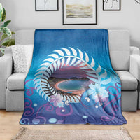 New Zealand Matapouri Beach Landscape Blanket