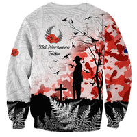 Kei Wareware Tatou New Zealand ANZAC Day Sweatshirt Lest We Forget LT05 - Polynesian Pride