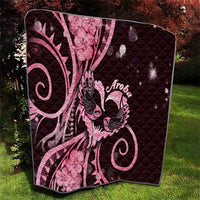 New Zealand Valentine Quilt Aroha Sweet Pink Piwakawaka LT05 - Polynesian Pride