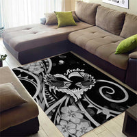 New Zealand Valentine Area Rug Aroha Gray Piwakawaka