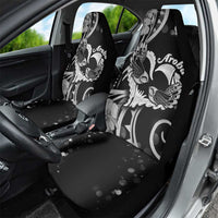 New Zealand Valentine Car Seat Cover Aroha Gray Piwakawaka LT05 - Polynesian Pride