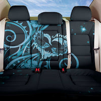 New Zealand Valentine Back Car Seat Cover Aroha Cyan Piwakawaka LT05 One Size Cyan - Polynesian Pride