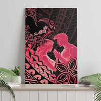 Alofa Samoa Valentine Red Canvas Wall Art Love Is The Greatest Thing LT05 - Polynesian Pride