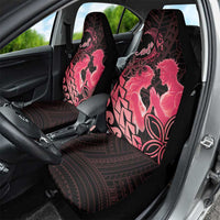 Alofa Samoa Valentine Red Car Seat Cover Love Is The Greatest Thing LT05 - Polynesian Pride