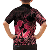 Alofa Samoa Valentine Red Family Matching Puletasi and Hawaiian Shirt Love Is The Greatest Thing LT05 - Polynesian Pride
