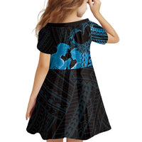 Alofa Samoa Valentine Blue Family Matching Puletasi and Hawaiian Shirt Love Is The Greatest Thing LT05 - Polynesian Pride