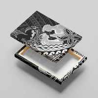 Alofa Samoa Valentine Black Canvas Wall Art Love Is The Greatest Thing LT05 - Polynesian Pride