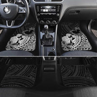 Alofa Samoa Valentine Black Car Mats Love Is The Greatest Thing LT05 Set 4pcs Black - Polynesian Pride