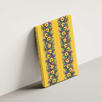 Aloha Hawaii Mardi Gras Canvas Wall Art Gold Style