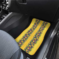 Aloha Hawaii Mardi Gras Car Mats Gold Style