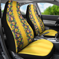 Aloha Hawaii Mardi Gras Car Seat Cover Gold Style