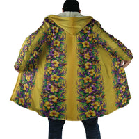 Aloha Hawaii Mardi Gras Cloak Gold Style