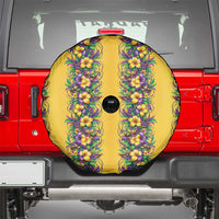 Aloha Hawaii Mardi Gras Spare Tire Cover Gold Style LT05 - Polynesian Pride