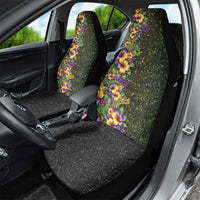 Hawaii Mardi Gras Car Seat Cover Tropical Flowers Glitter Style