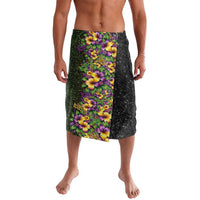 Hawaii Mardi Gras Lavalava Tropical Flowers Glitter Style