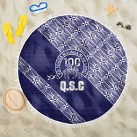 Tonga Queen Salote College Beach Blanket 100 Years Anniversary Navy Color