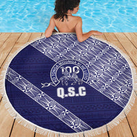Tonga Queen Salote College Beach Blanket 100 Years Anniversary Navy Color