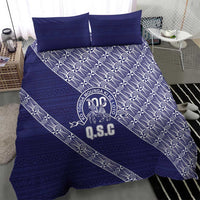 Tonga Queen Salote College Bedding Set 100 Years Anniversary Navy Color