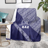 Tonga Queen Salote College Blanket 100 Years Anniversary Navy Color