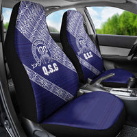 Tonga Queen Salote College Car Seat Cover 100 Years Anniversary Navy Color
