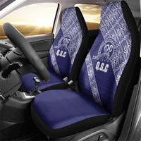 Tonga Queen Salote College Car Seat Cover 100 Years Anniversary Navy Color