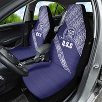 Tonga Queen Salote College Car Seat Cover 100 Years Anniversary Navy Color