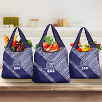 Tonga Queen Salote College Grocery Bag 100 Years Anniversary Navy Color