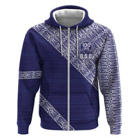 Tonga Queen Salote College Hoodie 100 Years Anniversary Navy Color