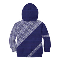 Tonga Queen Salote College Kid Hoodie 100 Years Anniversary Navy Color