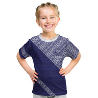 Tonga Queen Salote College Kid T Shirt 100 Years Anniversary Navy Color