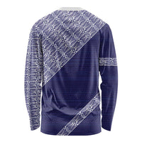 Tonga Queen Salote College Long Sleeve Shirt 100 Years Anniversary Navy Color