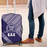Tonga Queen Salote College Luggage Cover 100 Years Anniversary Navy Color