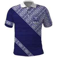 Tonga Queen Salote College Polo Shirt 100 Years Anniversary Navy Color