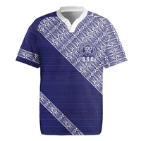 Tonga Queen Salote College Rugby Jersey 100 Years Anniversary Navy Color