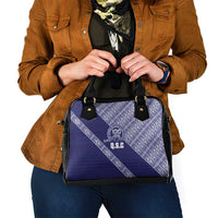 Tonga Queen Salote College Shoulder Handbag 100 Years Anniversary Navy Color