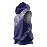 Tonga Queen Salote College Sleeveless Hoodie 100 Years Anniversary Navy Color